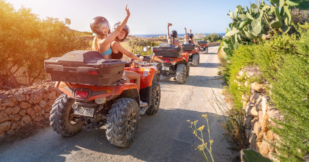 Gozo quad rental with GPS map